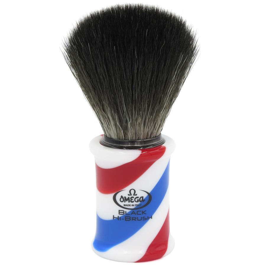 Pennello barba barba uomo Badger Shave Hair Handle barberbaffi Shaping S  Tool Cream Horse Grooming forma di setola sintetica rotonda - AliExpress